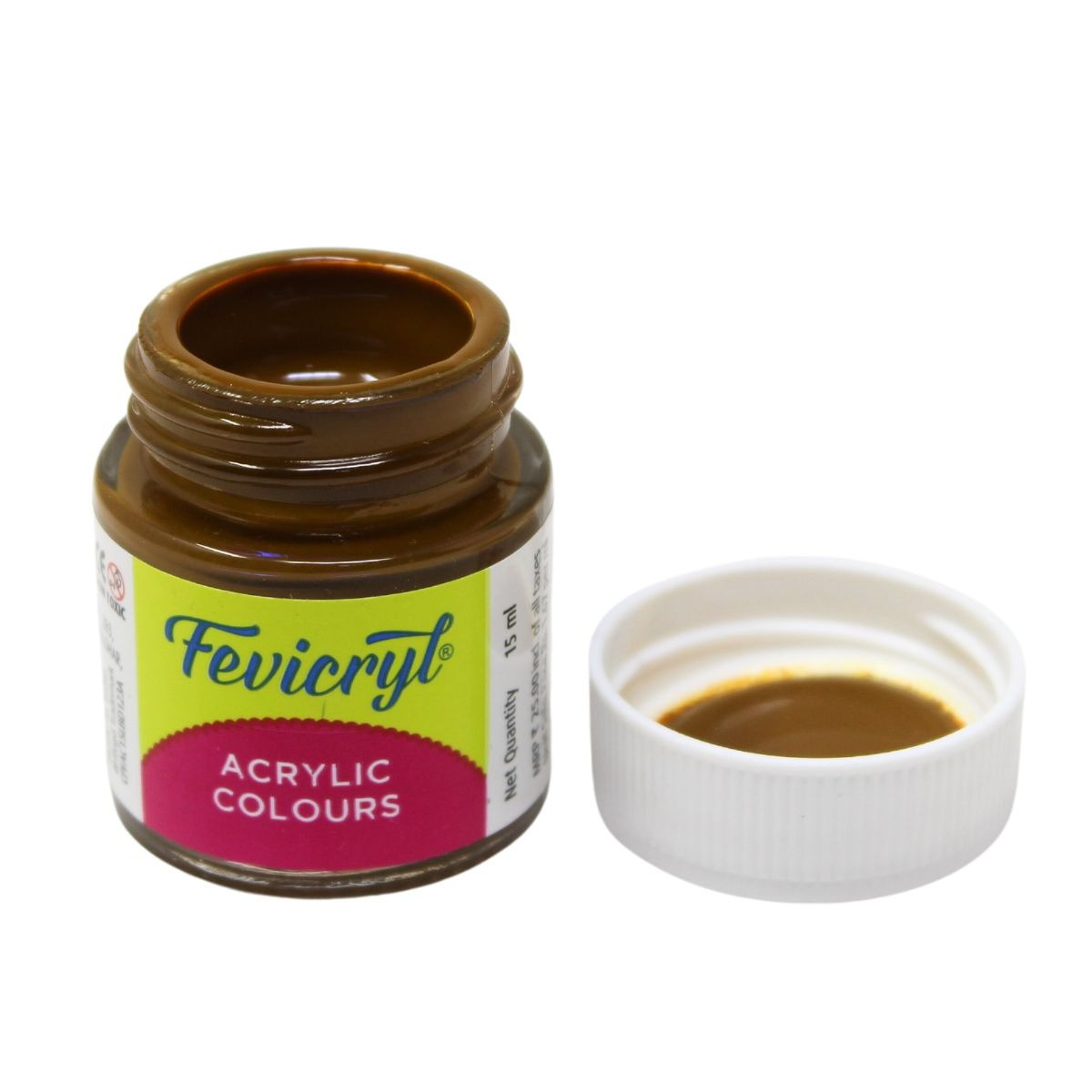 Fevicryl Acrylic Colour 05 Dark Brown15 ml Mrp 25