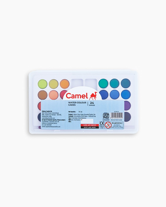 Camlin Water Colour Cake 24 Shades