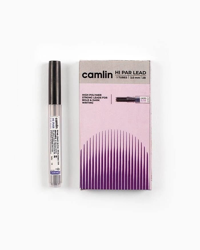 Camlin Hi-Par Pencil Lead 2.0mm Pack Of 5 Tubes