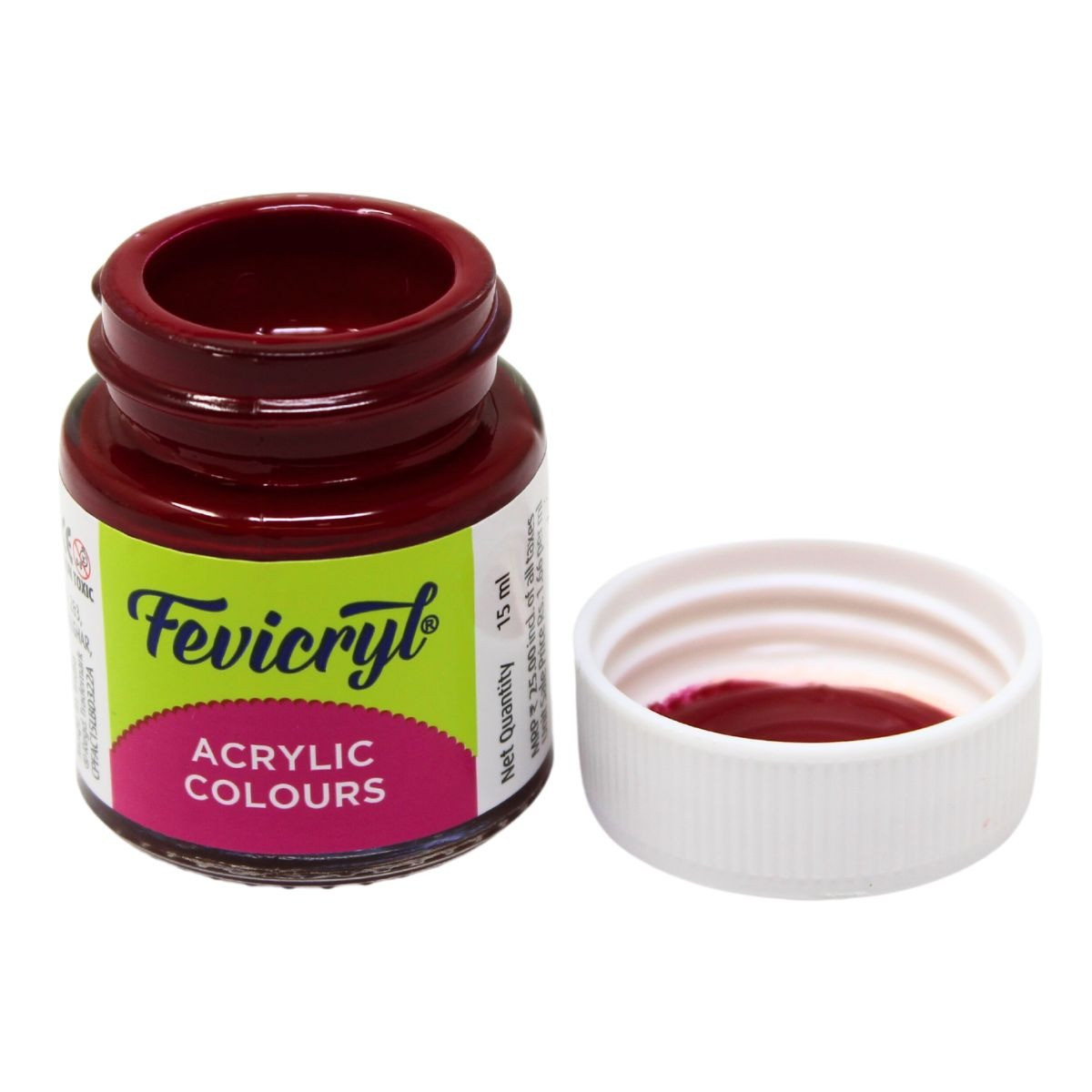 Fevicryl Acrylic Colour 14 Maroon 15ml Mrp 25