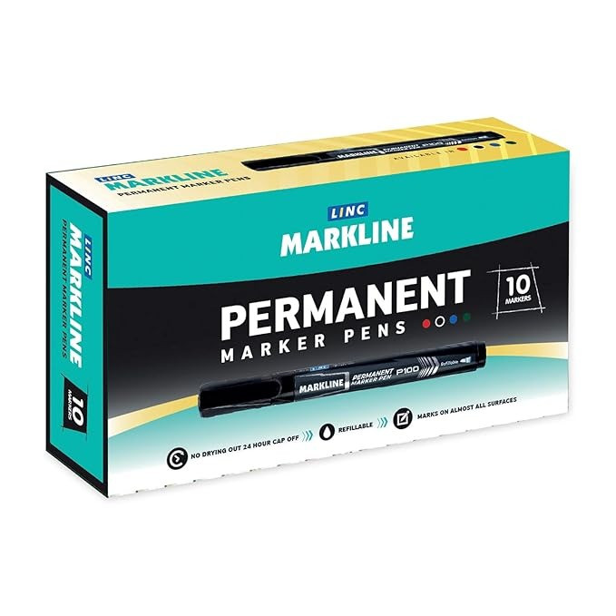 Linc Permanent Marker Pens Pack of 10