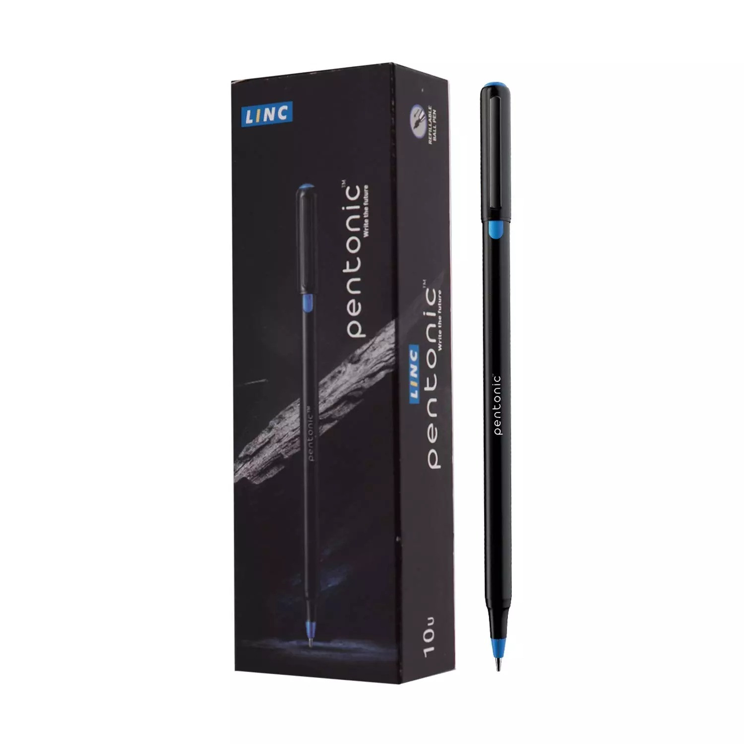 Linc Pentonic Ball Pen Blue Pack of 10