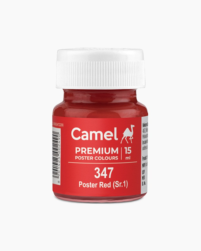 Camlin Poster Colour  347 Poster Red 15ml
