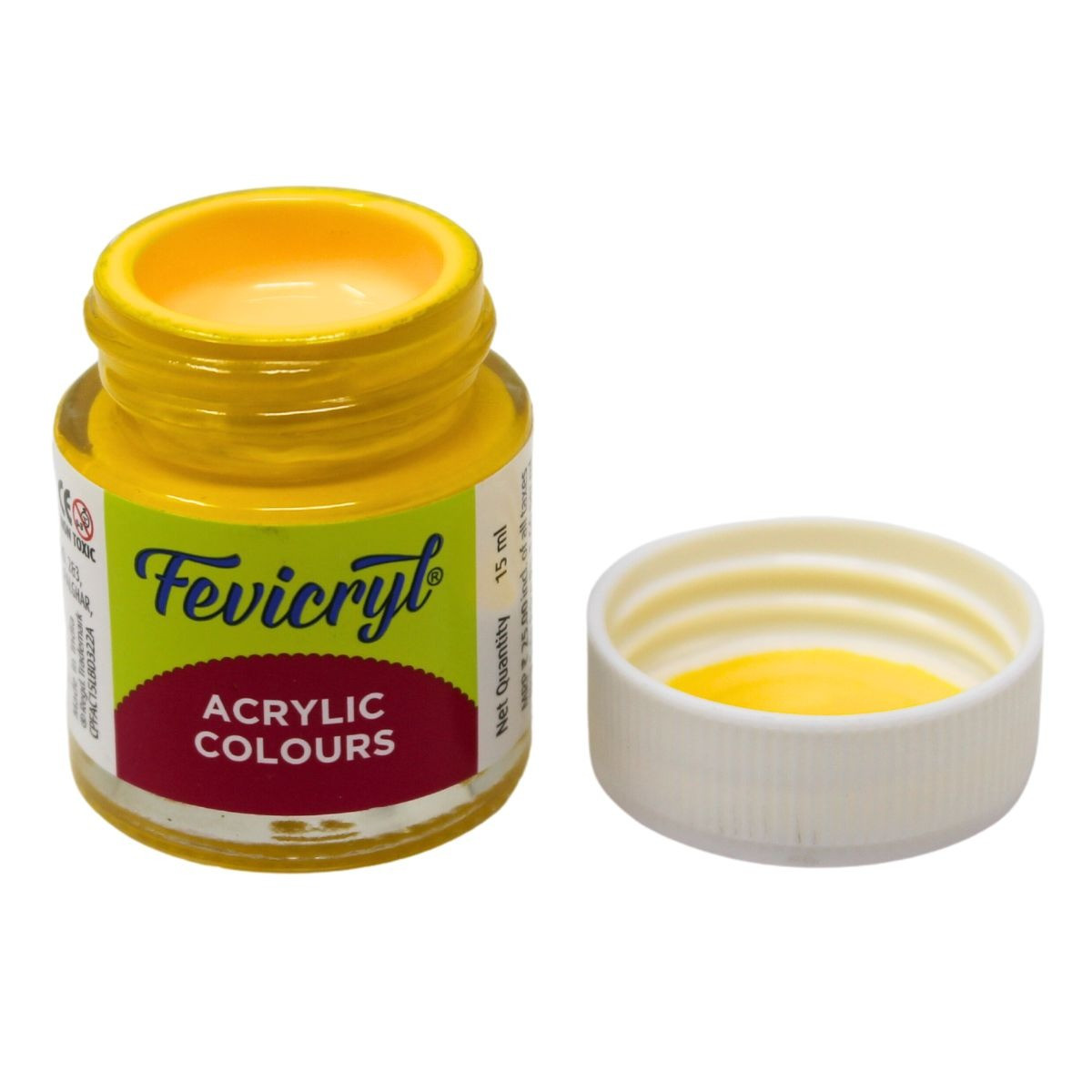Fevicryl Acrylic Colour 09 Golden Yellow15ml Mrp25