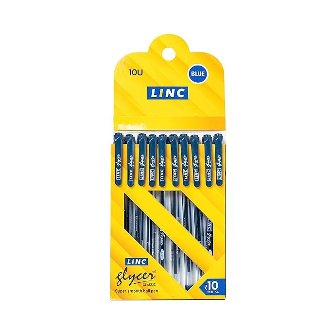 Linc Glycer BALL Pen Blue Pack of 10