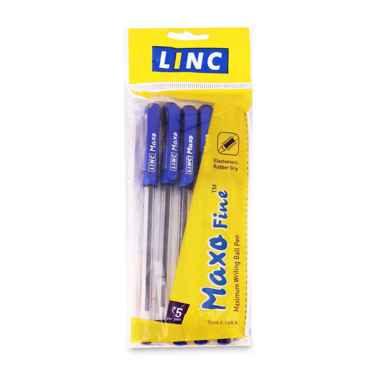 Linc Maxo Ball Pen Blue Pack of 5