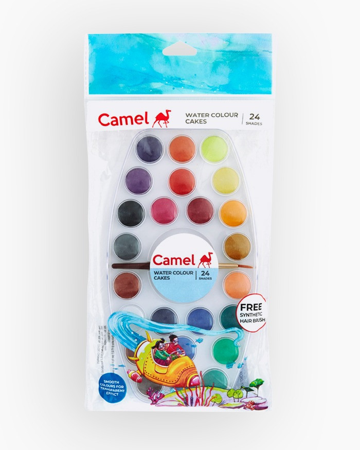 Camlin Water Colour Cake 24 Shades
