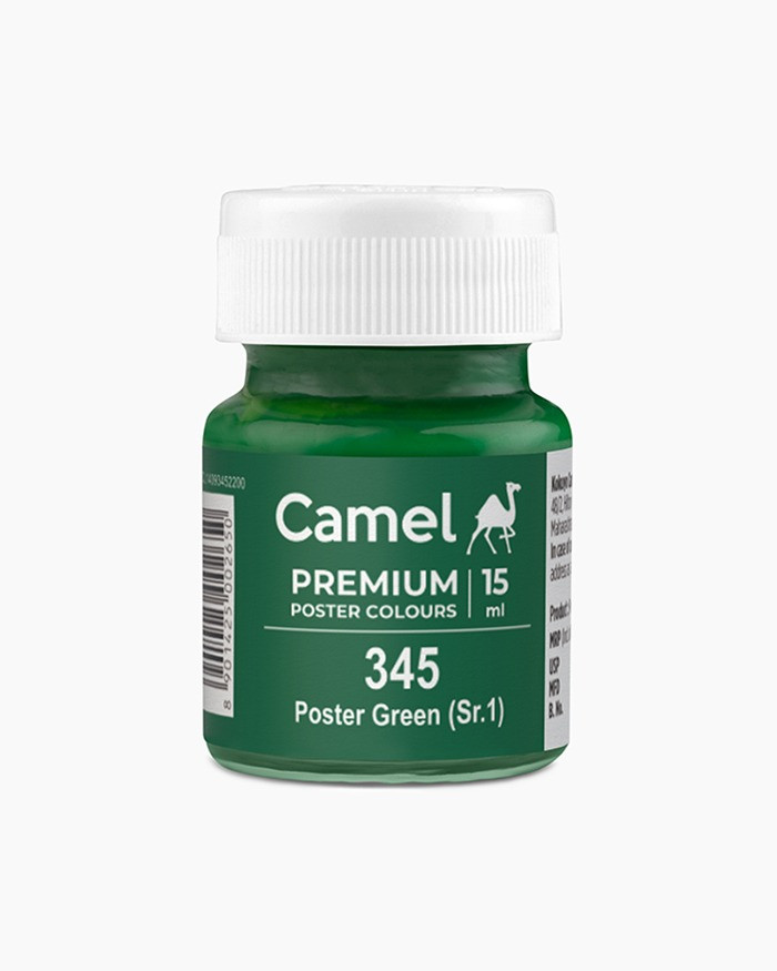 Camlin Poster Colour 345 Poster Green 15ml