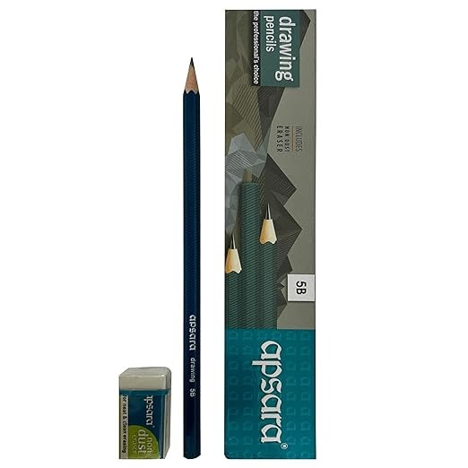 Apsara Drawing Pencil 5B Pack of 10