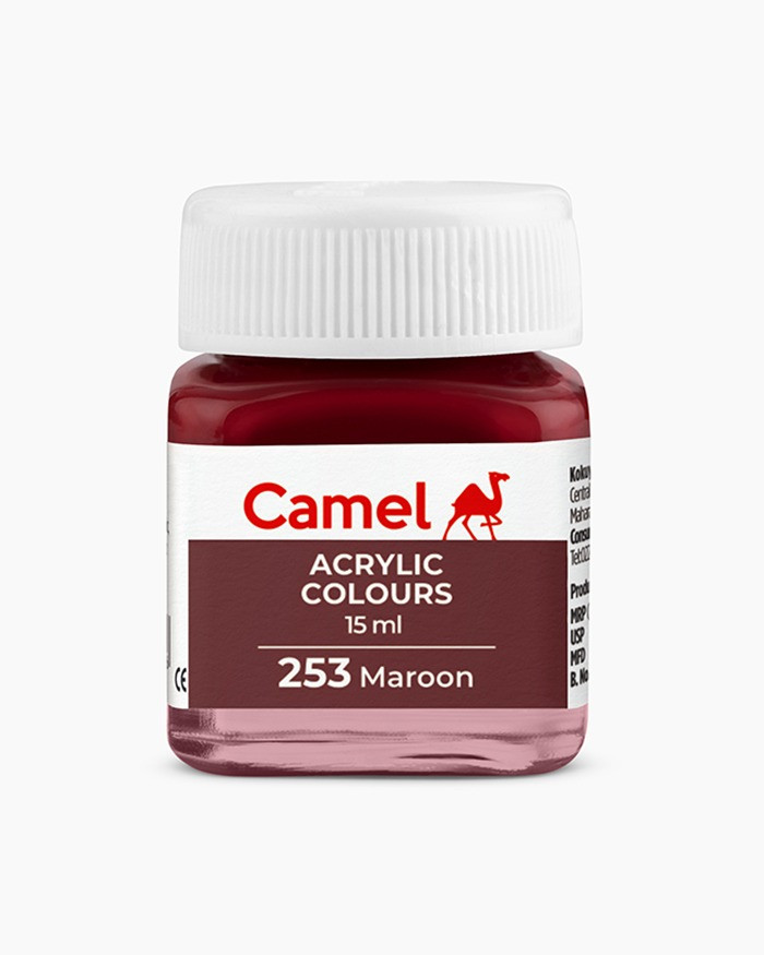 Camlin Acrylic Colour 253 Maroon 15ml