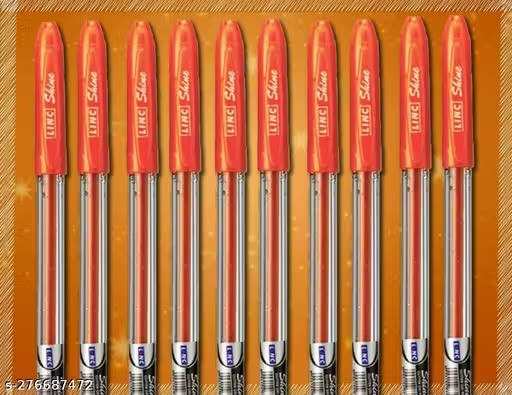 Linc Shine Glitter Pen Orange Colour