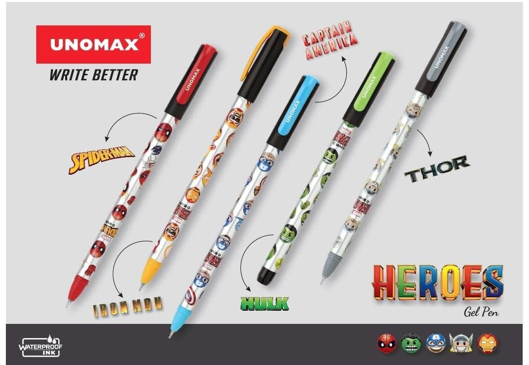 Unomax Heroes Gel 5pcs Pouch
