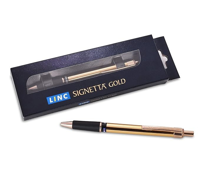 Linc Signetta Gold Ball Pen Blue