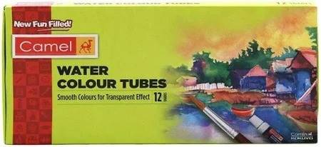 Camel Water Colour Tubes 12 Shades