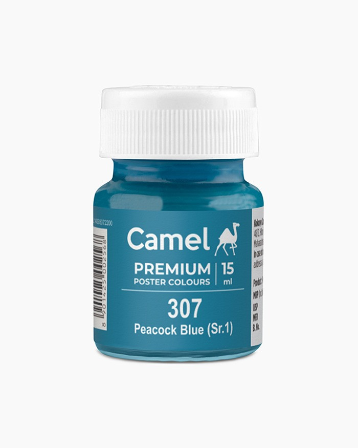 Camlin Poster Colour 307 Peacock Blue 15ml